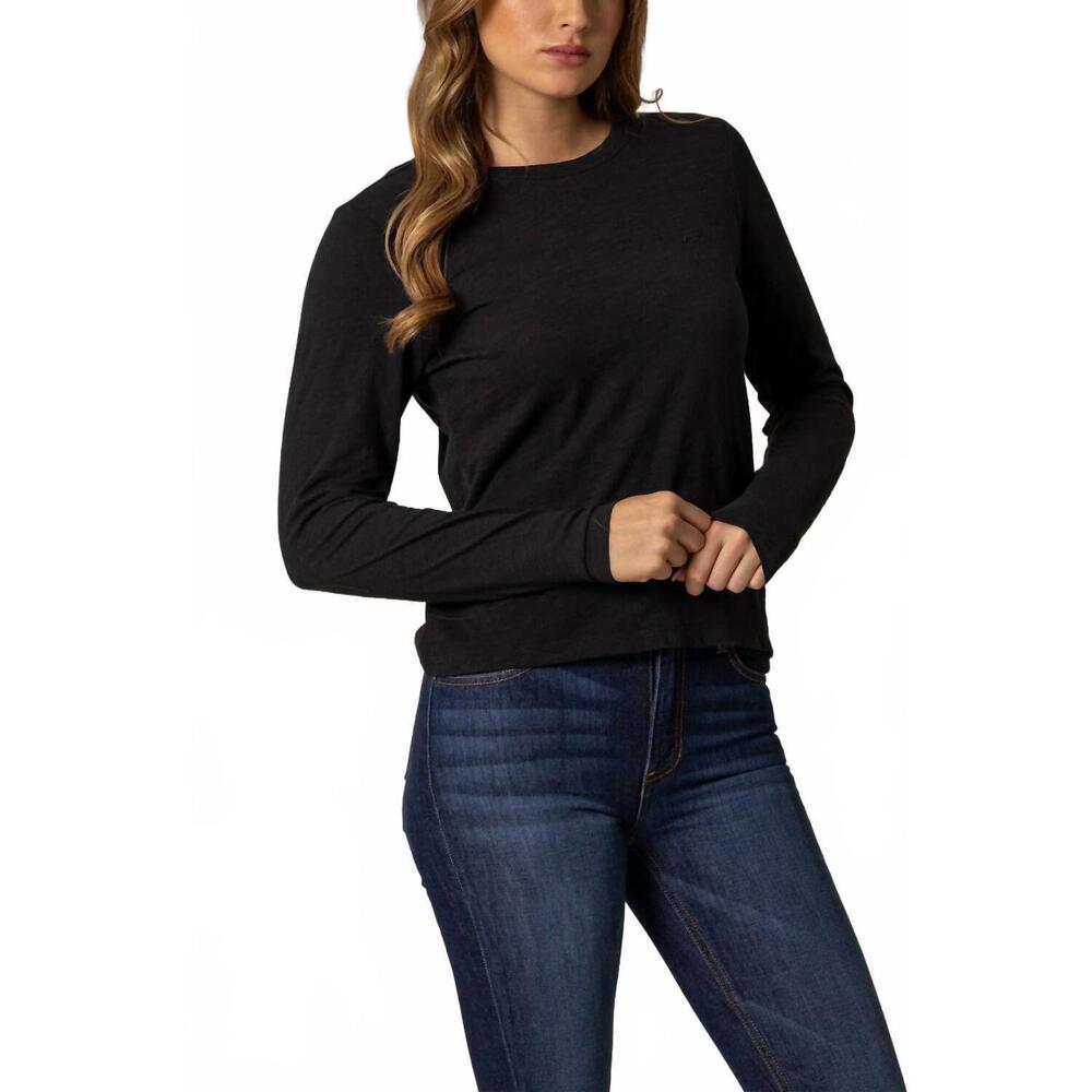 NEW KIMES ainsley long sleeve tee in black